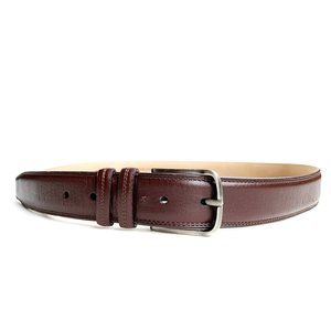 Mezlan Mens 38" Dark Brown Leather Dress Belt